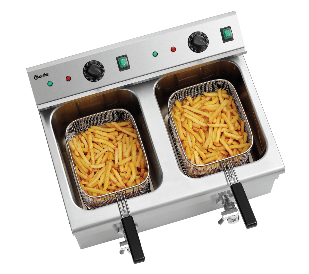 Bartscher Induktions-Fritteuse 2x8L Plus - Profiqualität