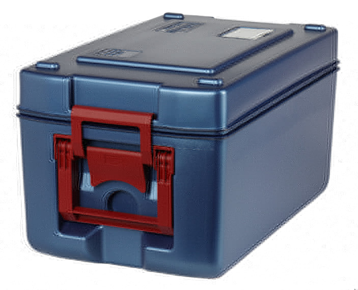 blu'line Speisentransportbox blu'box 26 standard cool, passiv gekühlt, Polypropylen 