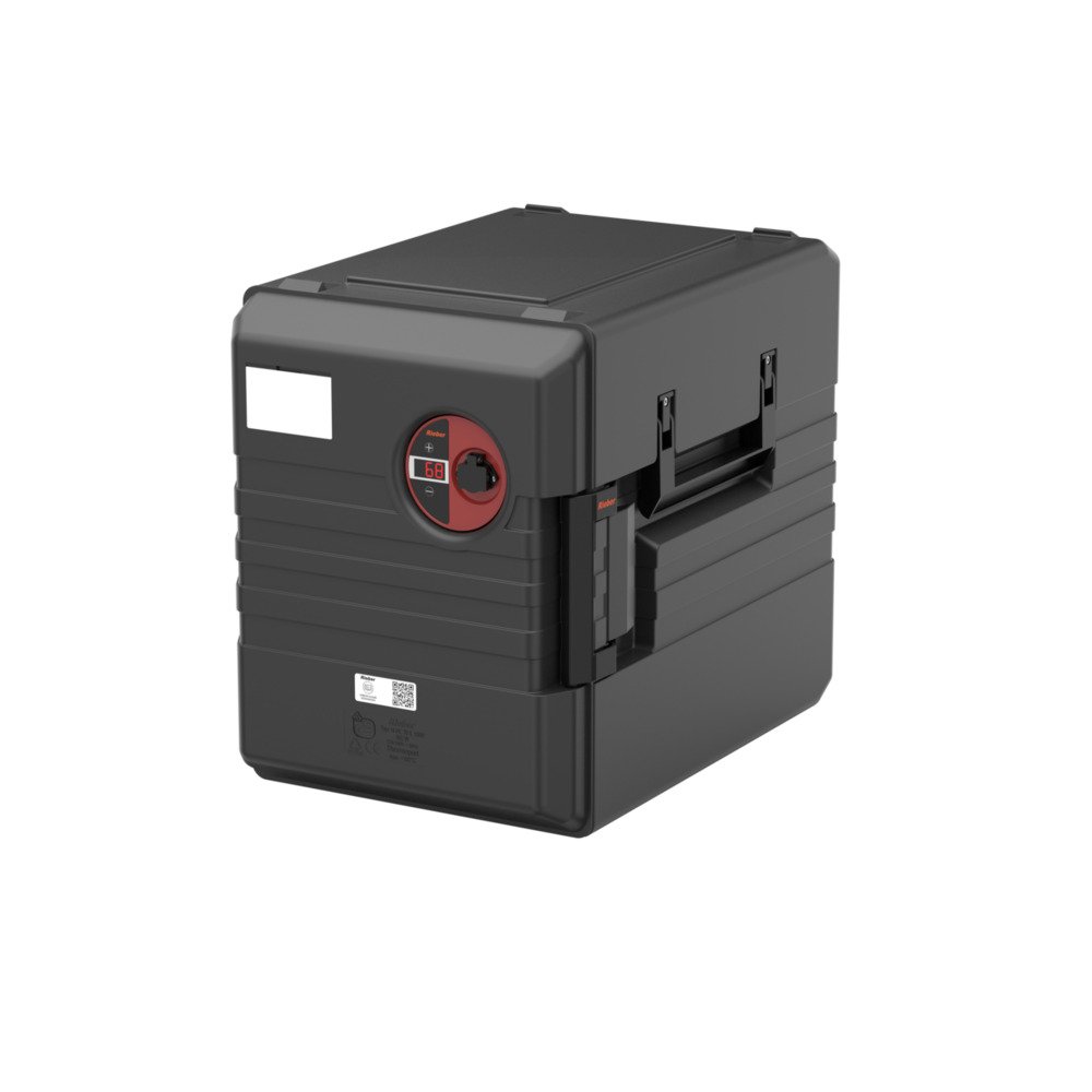 Rieber thermoport® K 1000 D-FLAT-umluftbeheizt-schwarz, Polypropylen