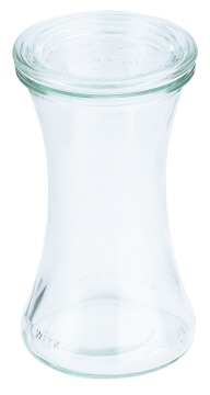 Contacto Weck Delikatessenglas 200 ml mit Deckel RR60, 6er Karton