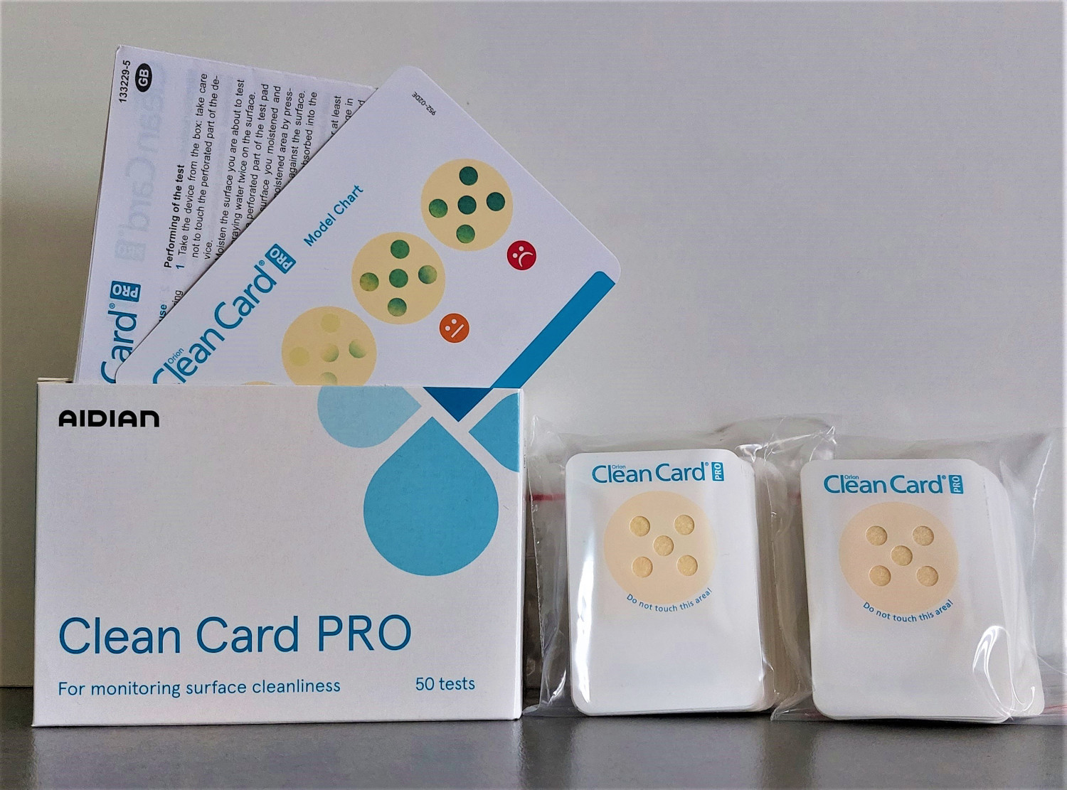 amfora health care Clean Card® PRO Schnelltest - Hygiene-Check