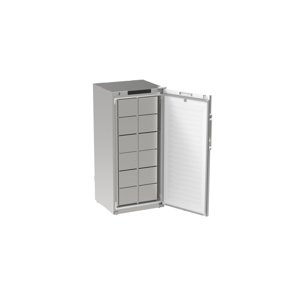 Rieber Kühlschrank Kühlschrank multipolar® 481 - 12 Fächer, Türanschlag rechts