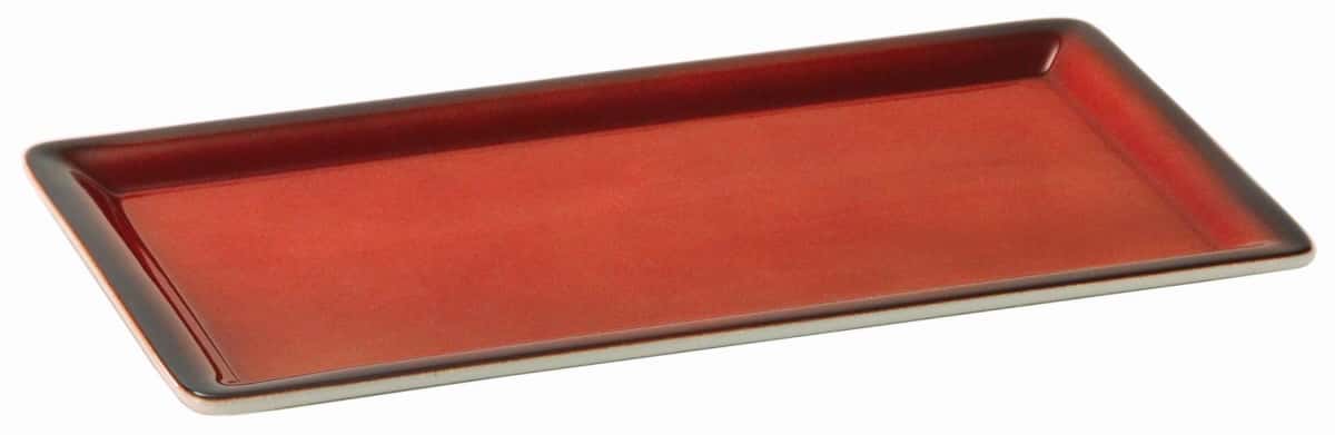 Frilich Porzellanplatte 1/3 GN, rot