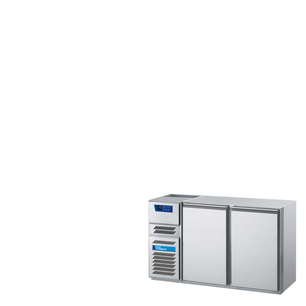 Cool Compact Kühltheke Zentralkühlung 2-türig,  ohne Abdeckung