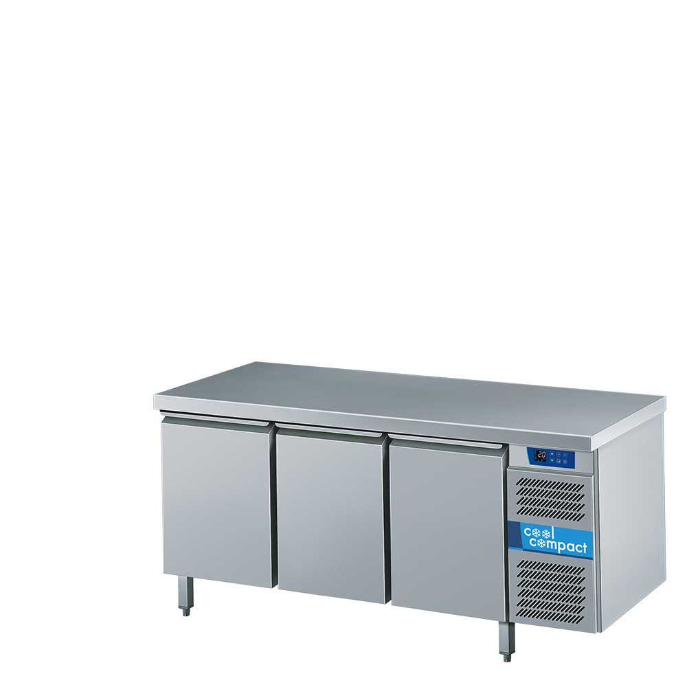 Cool Compact Kühltisch 3 x GN 2/3, 3-türig, mit Kältemaschine