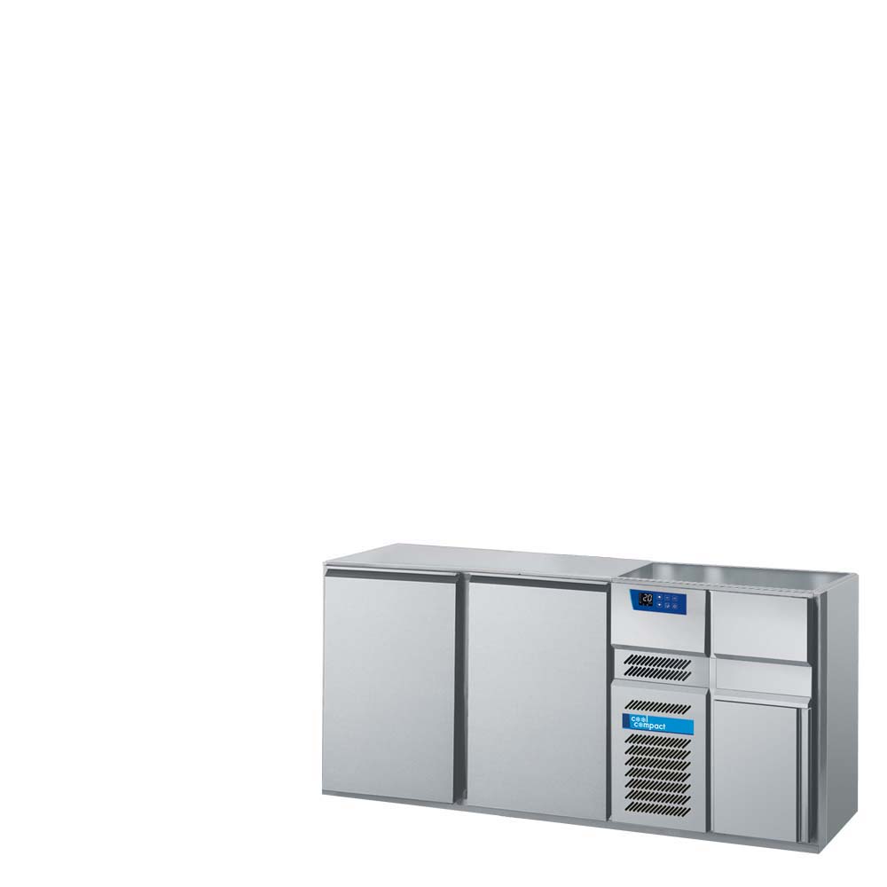 Cool Compact Kühltheke Zentralkühlung, 2-türig,  ohne Abdeckung