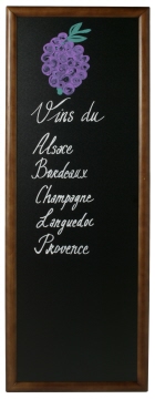 Contacto Schreibtafel 56x120cm, nuss