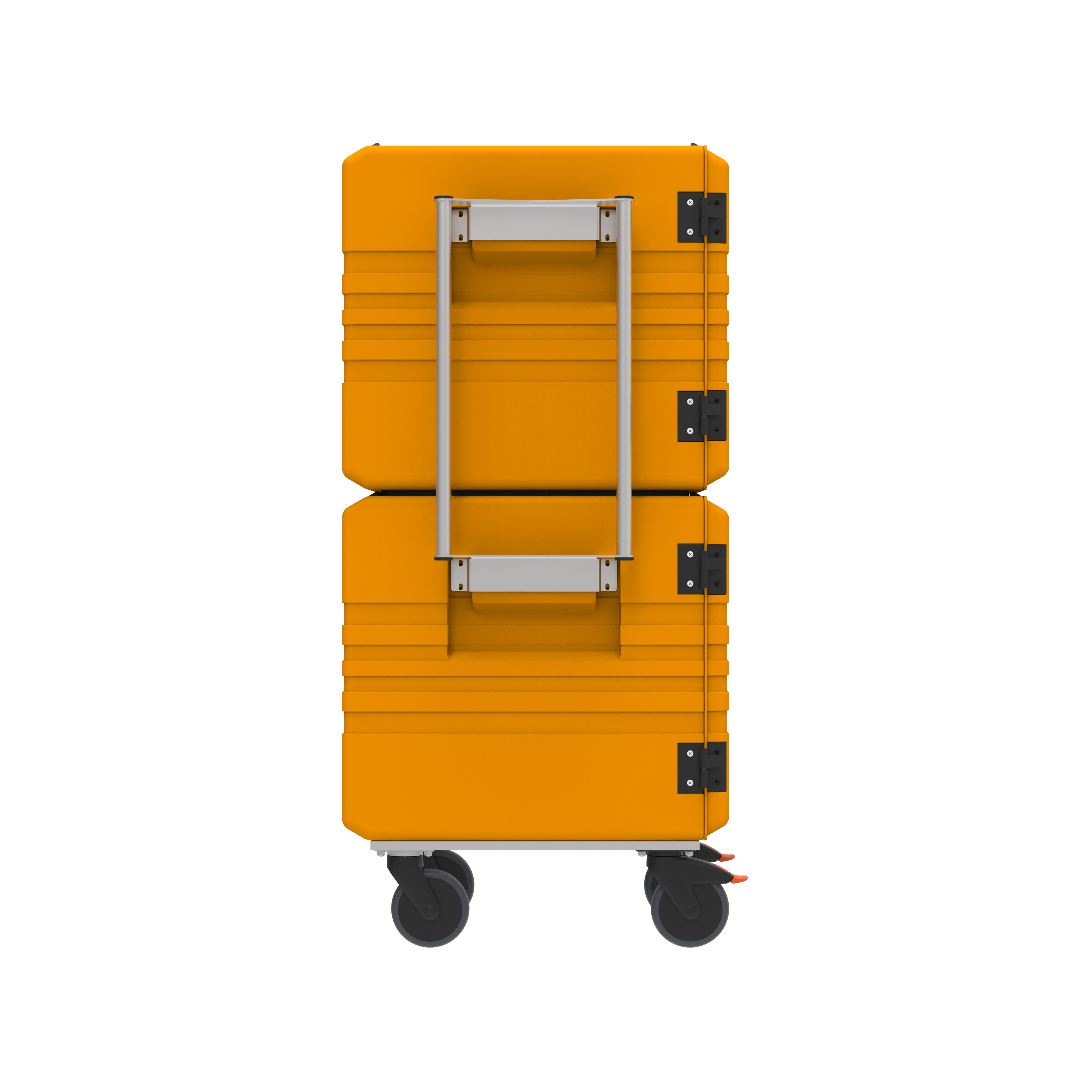 Rieber thermoport® K 2x1000 unbeheizt - orange, fahrbar, Polypropylen