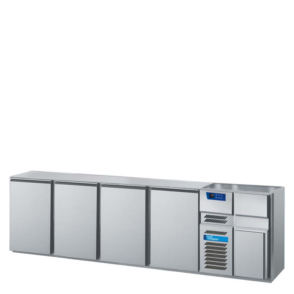 Cool Compact Kühltheke Eigenkühlung, 4-türig,  ohne Abdeckung