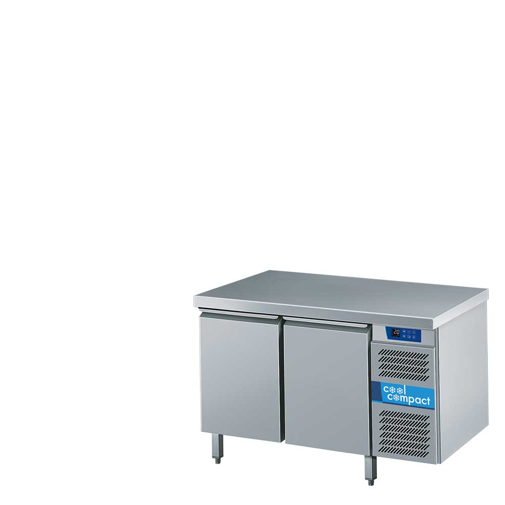 Cool Compact Kühltisch 2 x GN 1/1 "MAGNOS" R290, 2-türig, mit Kältemaschine