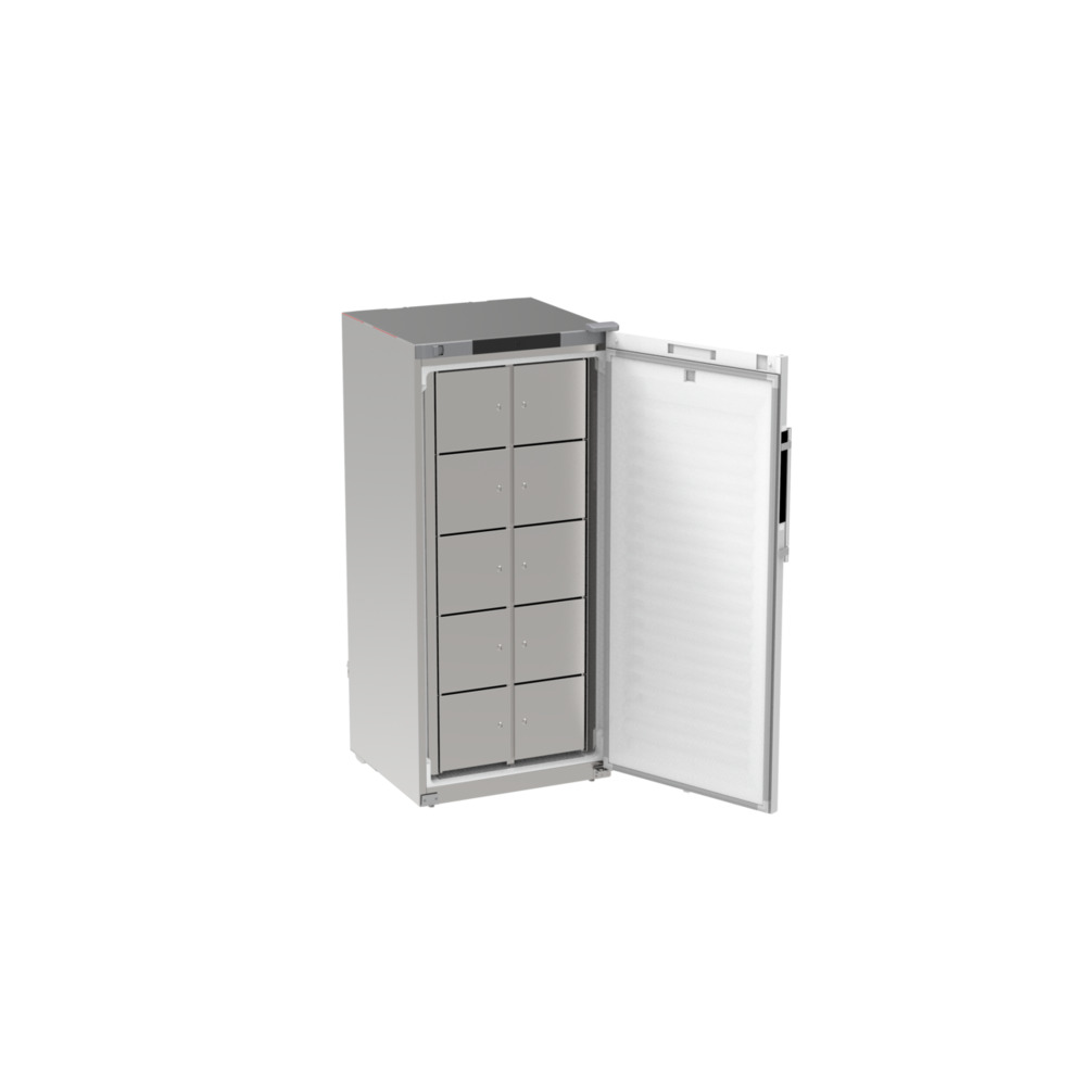 Rieber Kühlschrank Kühlschrank multipolar® 481 - 10 Fächer, Türanschlag rechts