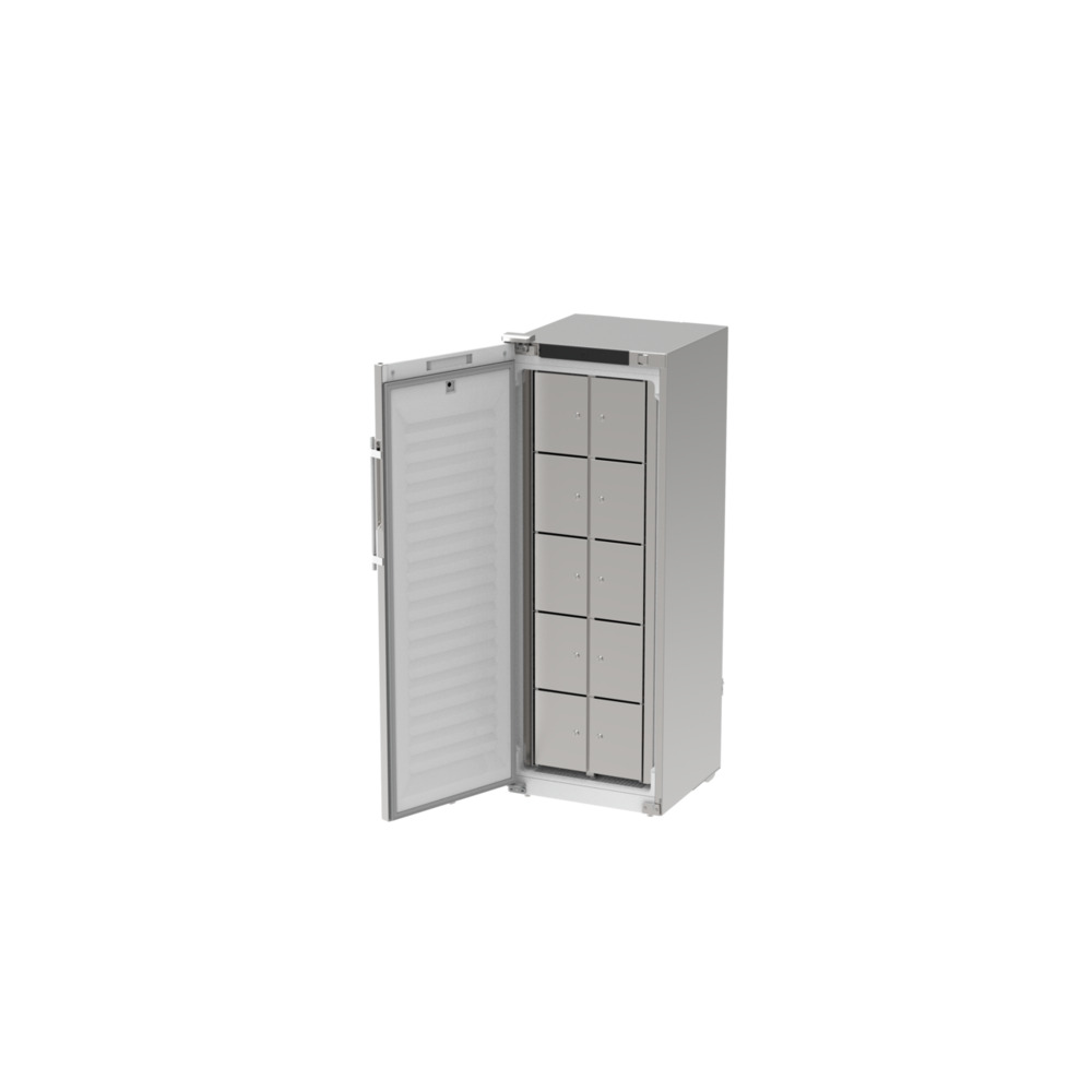 Rieber Kühlschrank Kühlschrank multipolar® 380 - 10 Fächer, Türanschlag links