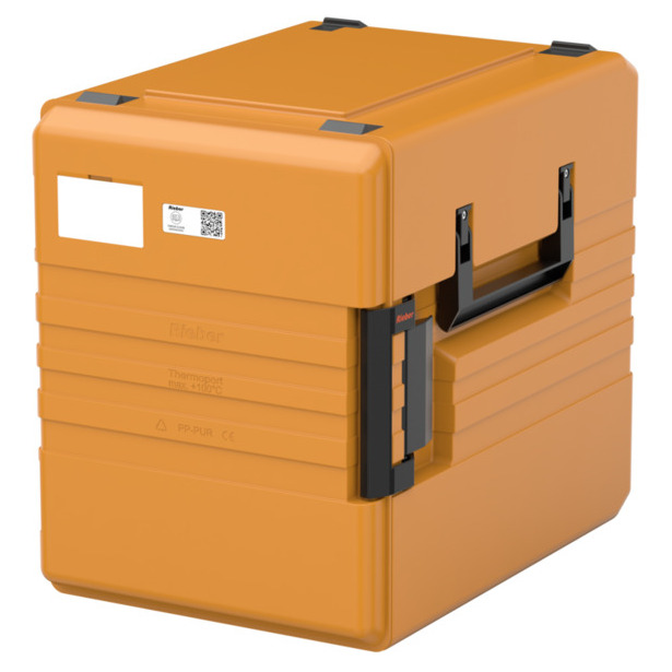 Rieber Speisentransportbox thermoport® K 1000 unbeheizt - orange, Polypropylen