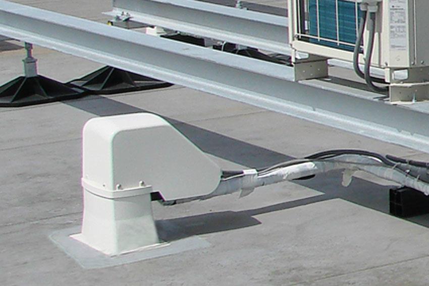 Linum Dachdurchführung 125 x 250 mm - 1 Auslass