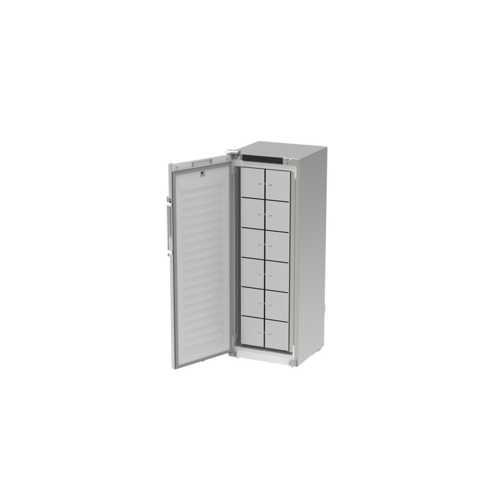 Rieber Kühlschrank Kühlschrank multipolar® 380 - 12 Fächer, Türanschlag links