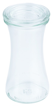 Contacto Weck Delikatessenglas 110 ml mit Deckel RR40, 12er Karton