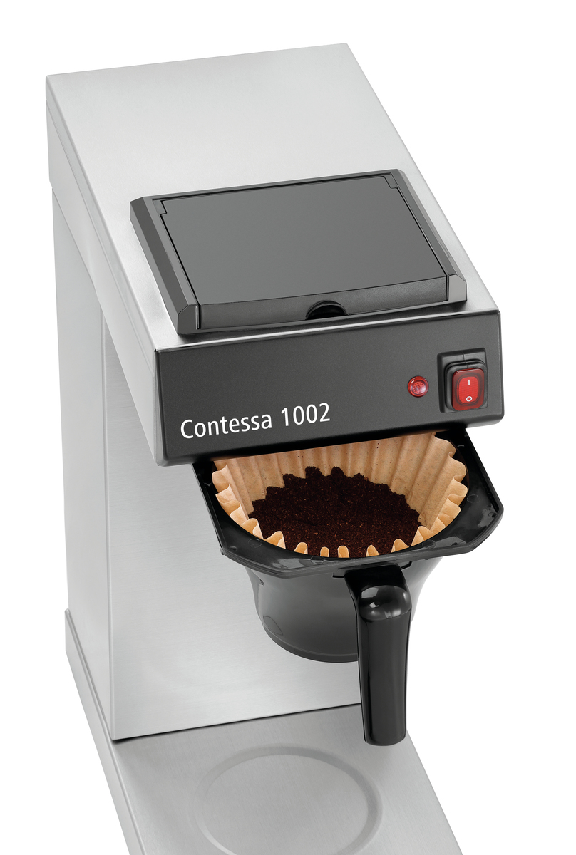 Bartscher Contessa 1002 Kaffeemaschine 2 Liter Isolierkanne Edelstahl