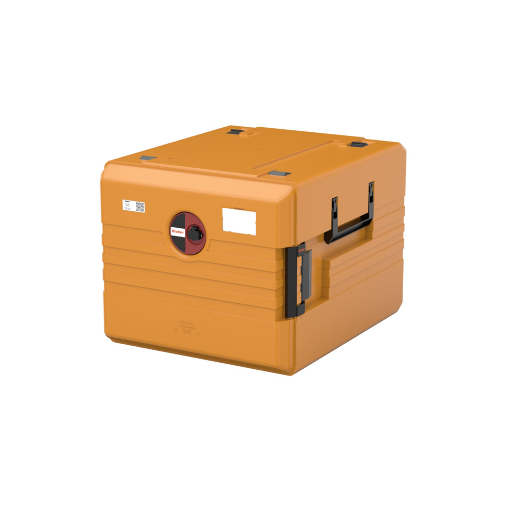 Rieber thermoport® K 6000 A-FLAT-umluftbeheizt-orange, Polypropylen