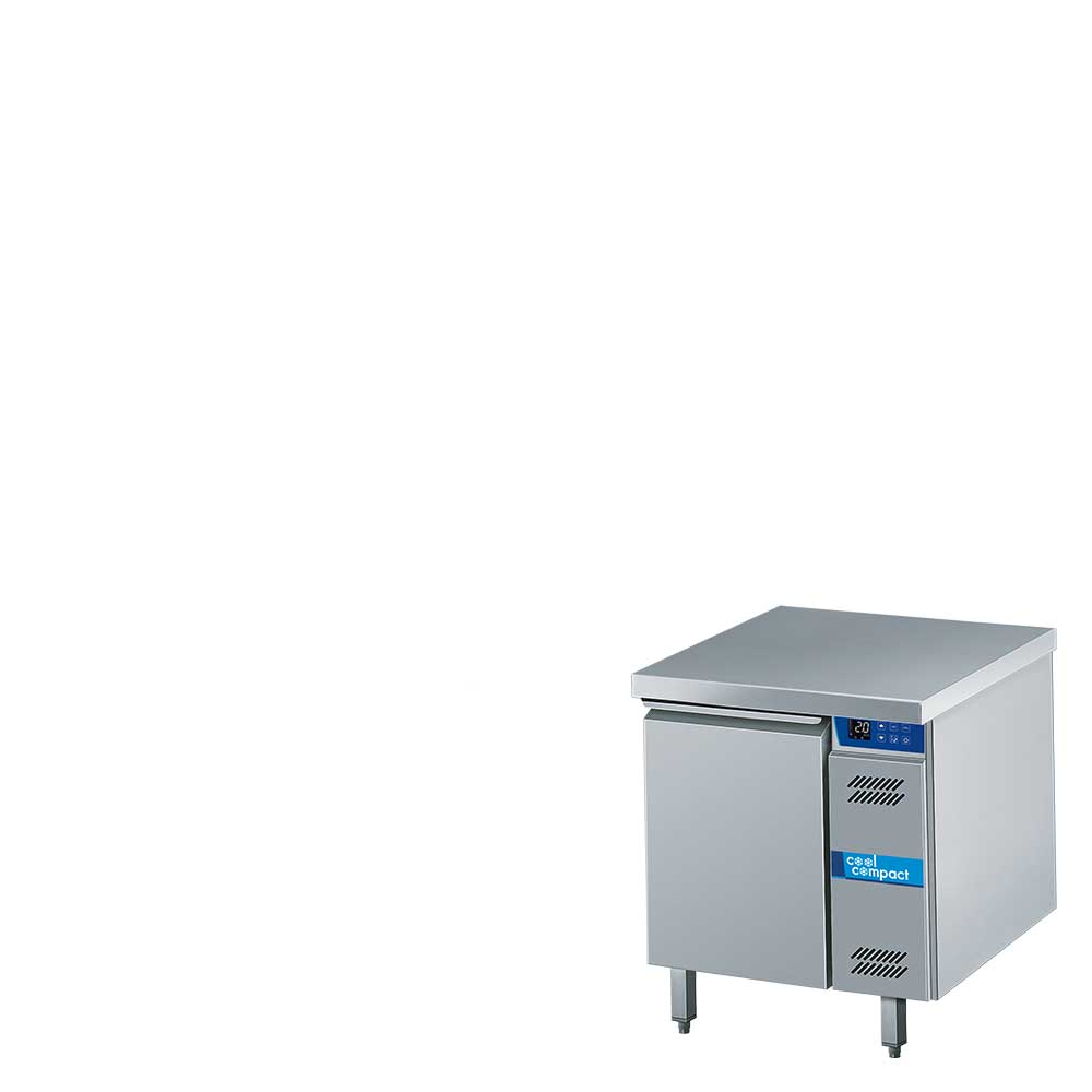Cool Compact Tiefkühltisch, 1-türig, 1 x GN 1/1, mit Tischplatte allseits abgekantet, für Zentralkühlung