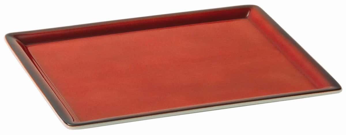 Frilich Porzellanplatte 1/2 GN, rot
