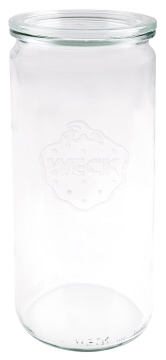 Contacto Weck Stangenglas 1062 ml mit Deckel RR80, 6er Karton