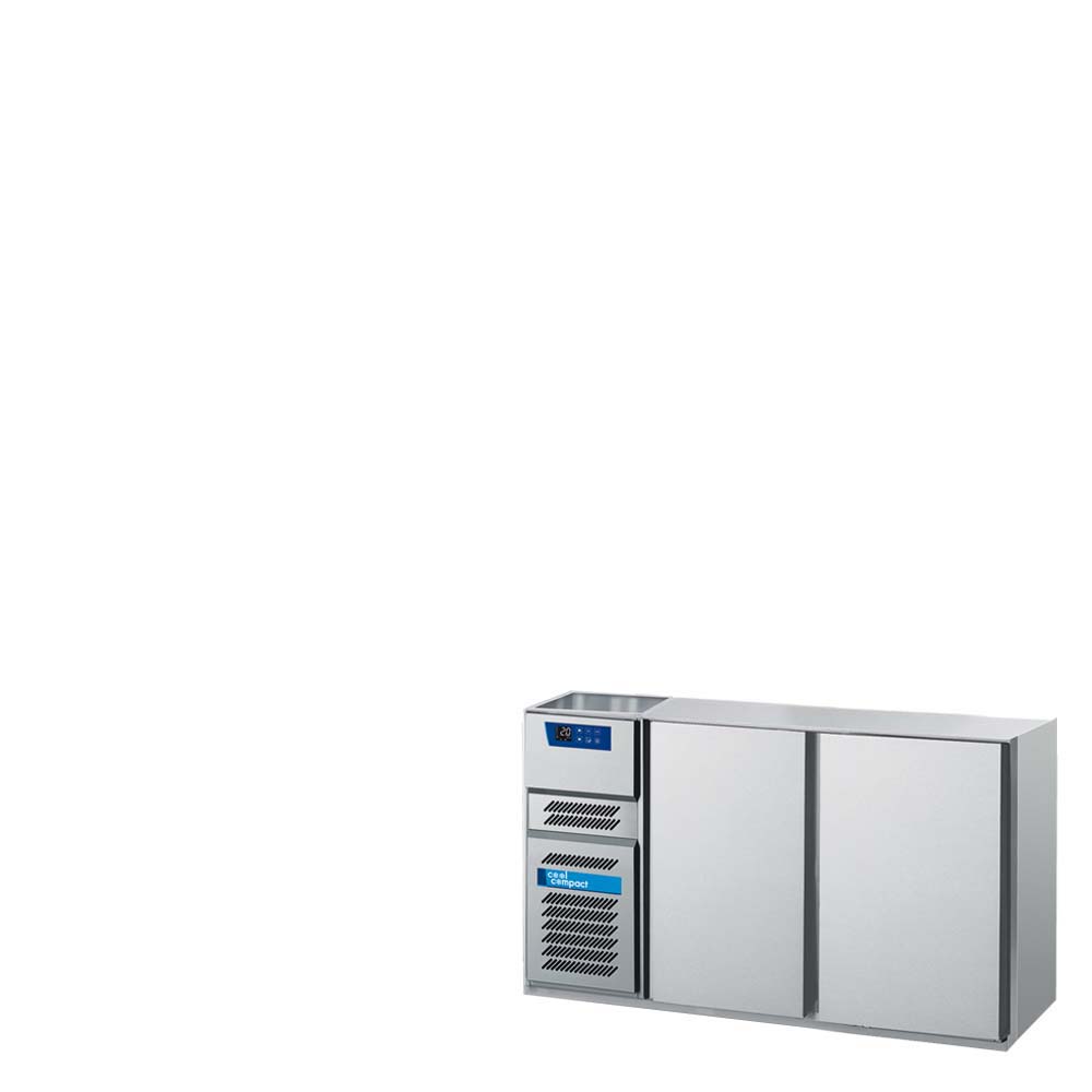 Cool Compact Kühltheke Zentralkühlung 2-türig,  ohne Abdeckung