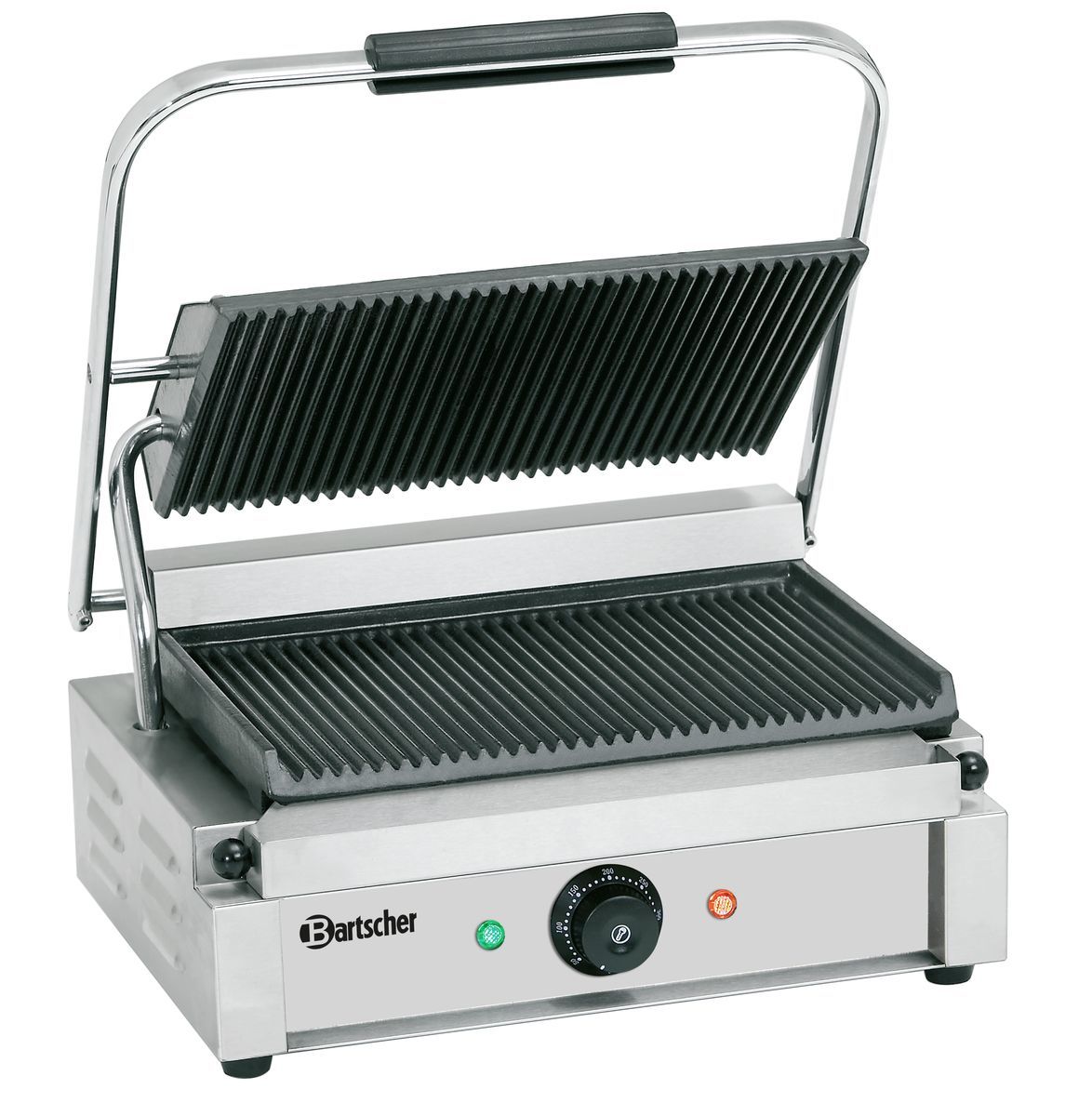 Bartscher Kontaktgrill Panini 1R - Edelstahl Gastro Grill