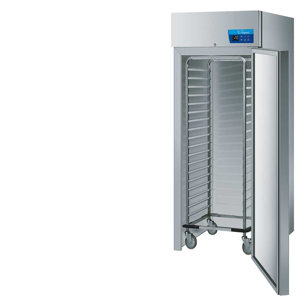 Cool Compact Einfahrtiefkühlschrank GN 2/1, Baureihe 710, mit Glastüre, 1-türig, für Zentralkühlung