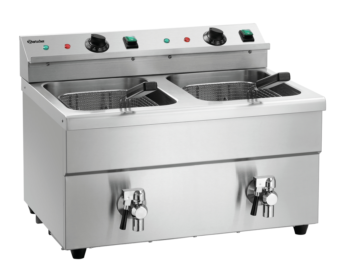 Bartscher Induktions-Fritteuse 2x8L Plus - Profiqualität