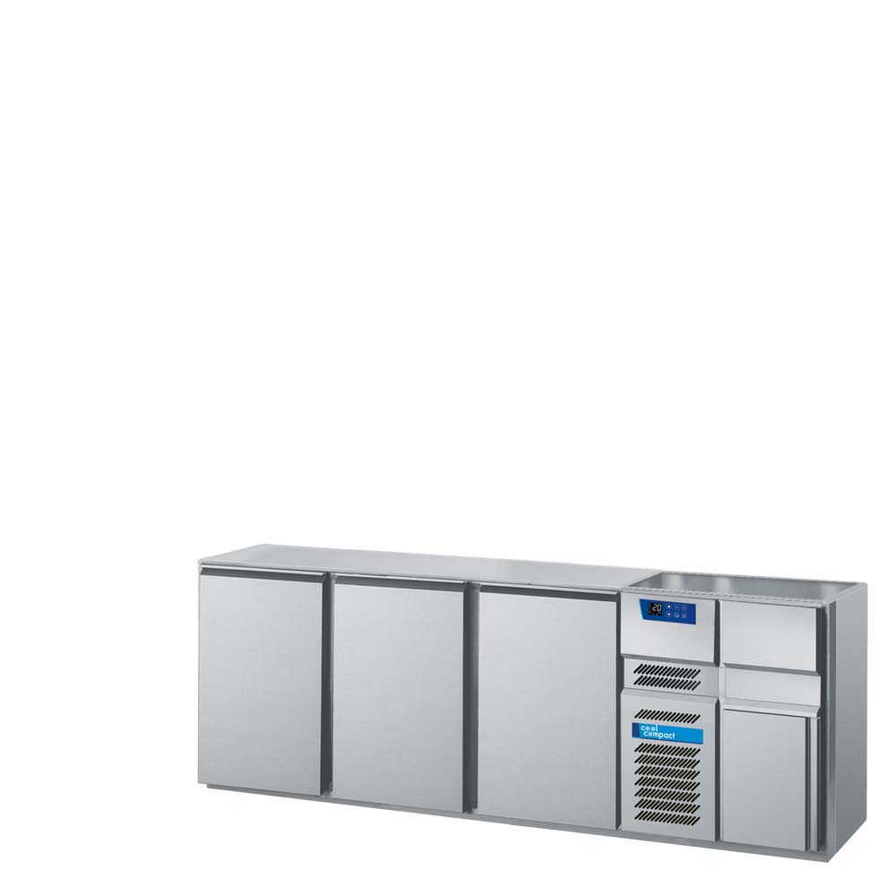 Cool Compact Kühltheke Zentralkühlung, 3-türig,  ohne Abdeckung