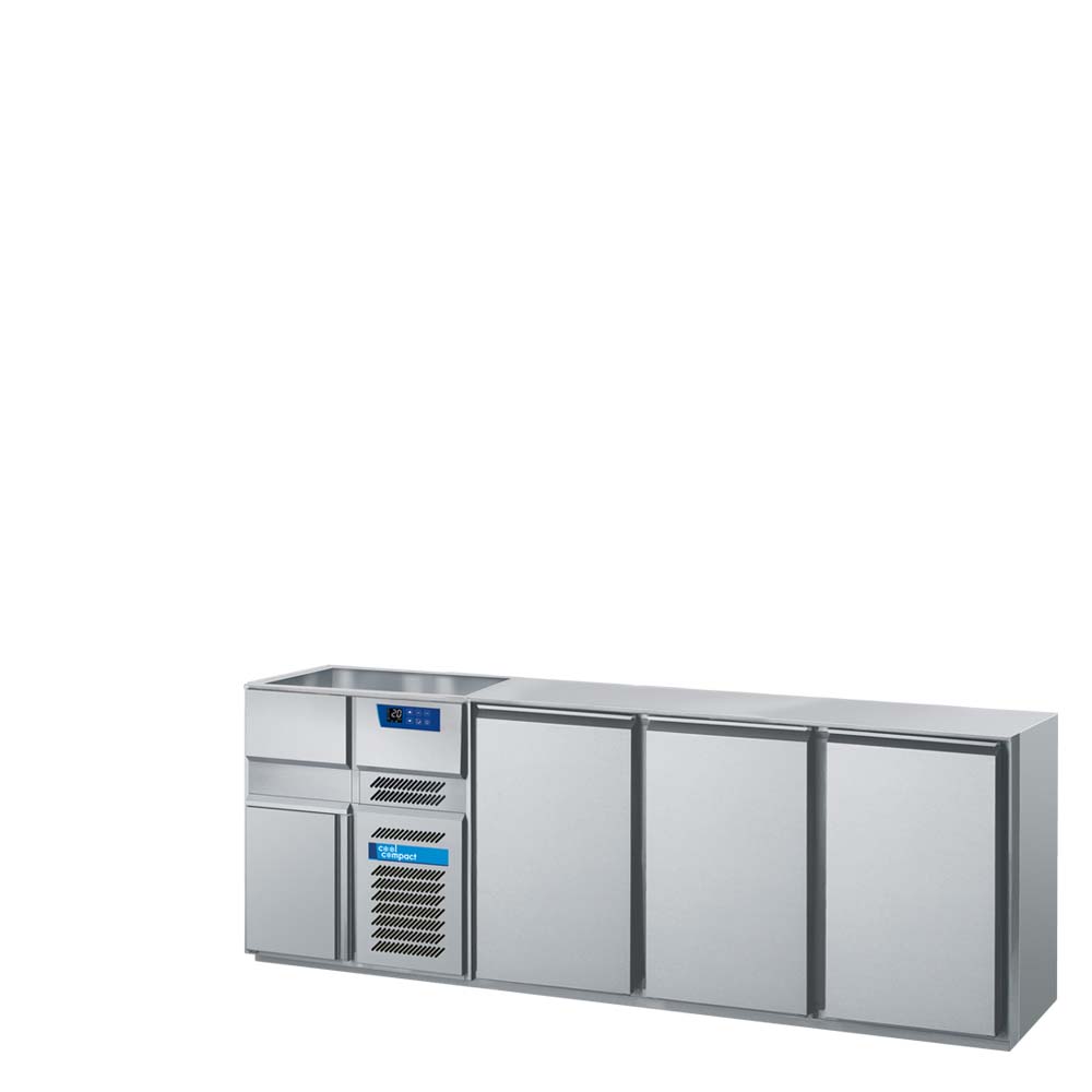 Cool Compact Kühltheke Zentralkühlung, 3-türig,  ohne Abdeckung