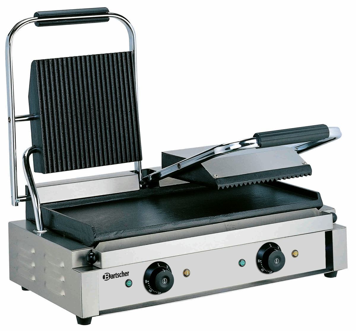 Bartscher Kontaktgrill 3600 2GR - Edelstahl Profi Grill