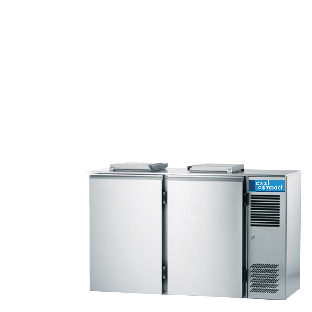 Cool Compact Abfallkühler 2 x 120 Liter EK, R290,  mit Kühlmaschine 