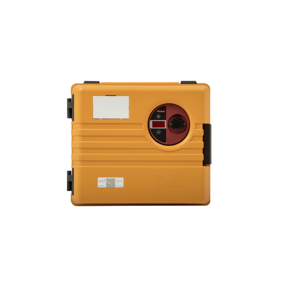 Rieber thermoport® K 600 D-FLAT-umluftbeheizt-orange, Polypropylen