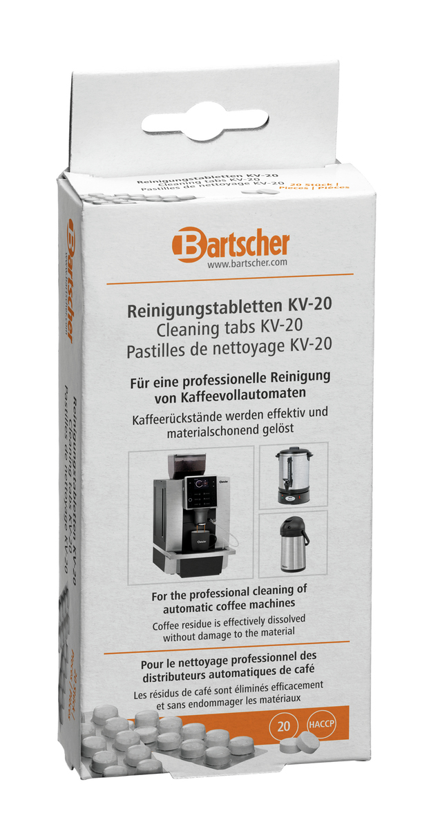 Bartscher Reinigungstabletten KV-20 für Kaffeevollautomaten