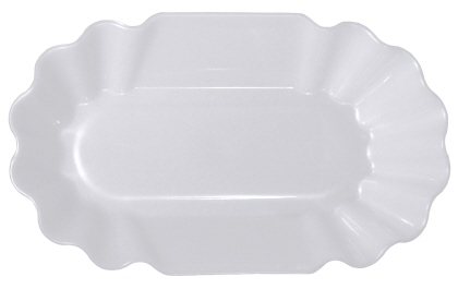 Contacto Pommes frites-Schale zum Servieren, weiß, aus Polypropylen, mikrowellen- und spülmaschinengeeignet
