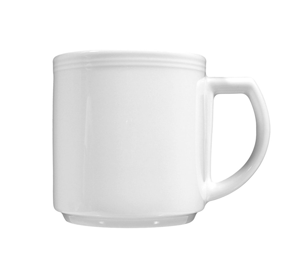 Seltmann Becher mit Henkel 0,25 l, rund mit Relief - Serie Vitalis