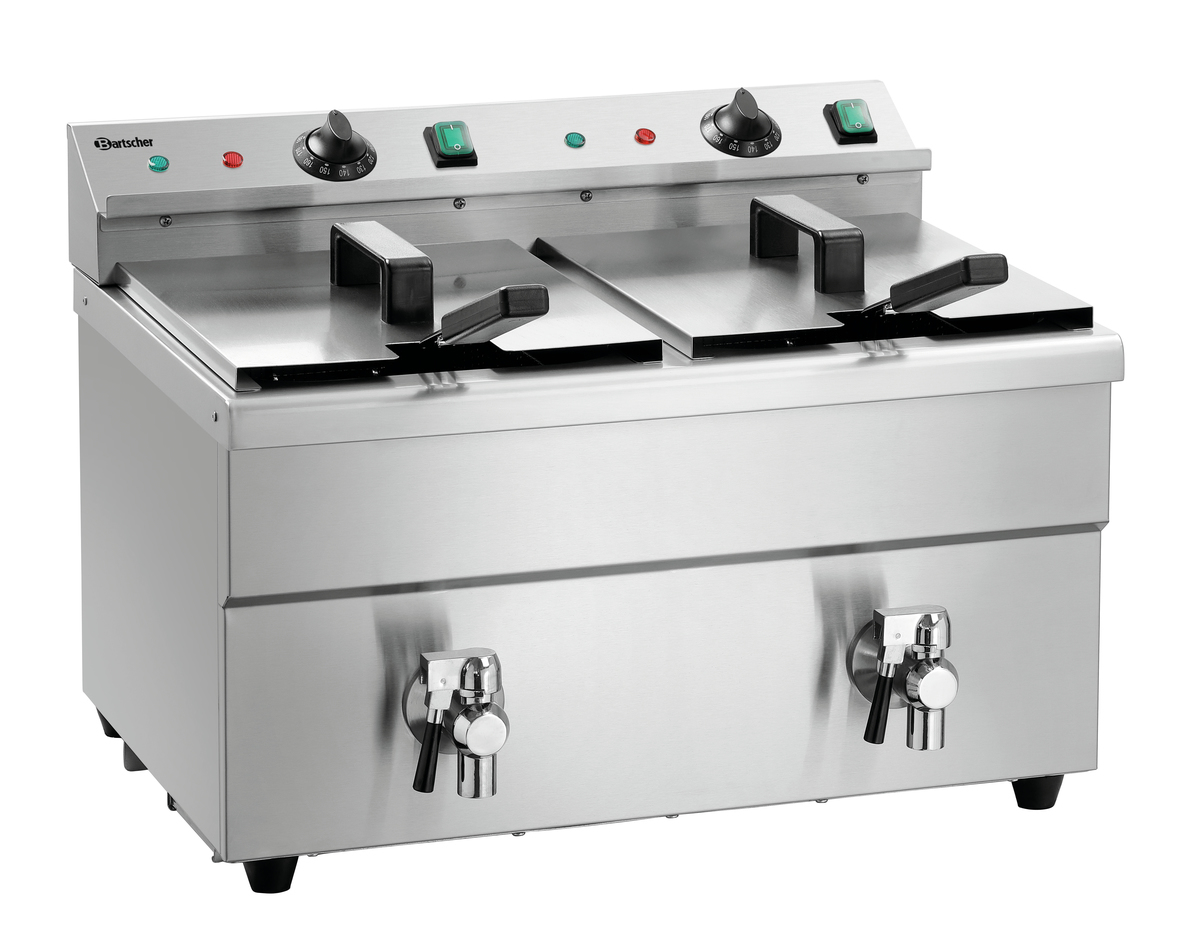 Bartscher Induktions-Fritteuse 2x8L Plus - Profiqualität