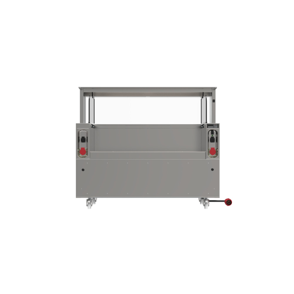 Rieber Frontcooking-Station acs 1500 d3 O3 - Aufsatz - 3x varithek®