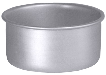 Contacto Ragoutschälchen Aluminium, zylindrisch, gebördeltem Rand