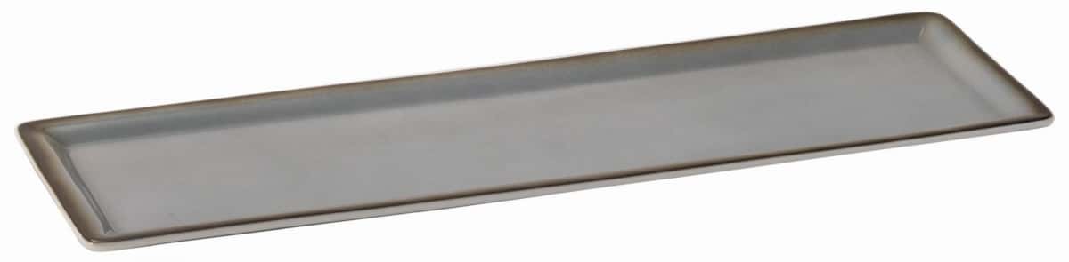 Frilich Porzellanplatte 2/4 GN, grau