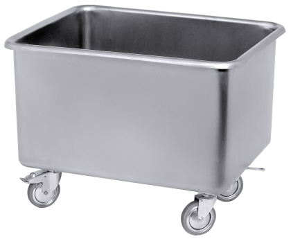 Contacto Vielzweckbecken 240 l mit Lenkrollen, 1,25 mm Materialstärke