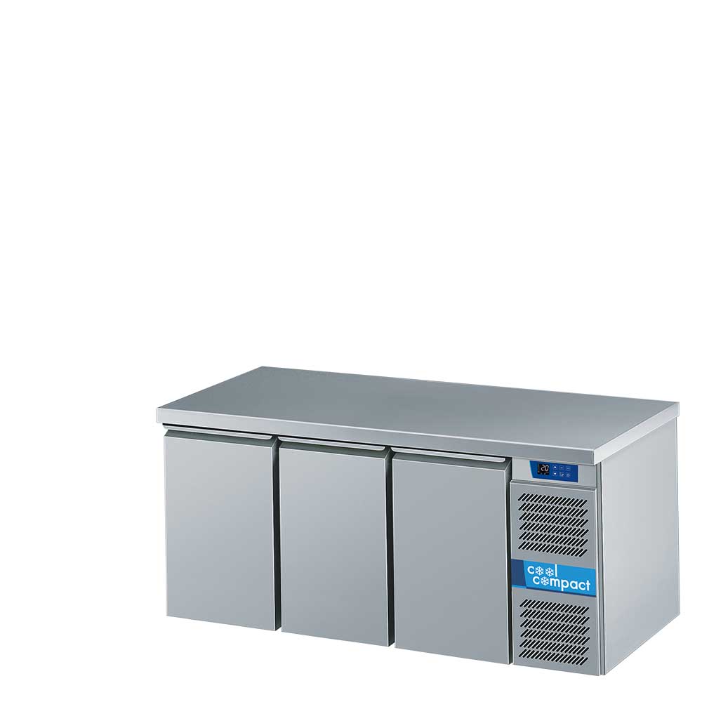 Cool Compact Kühltisch 3 x GN 1/1, 3-türig, mit Kältemaschine