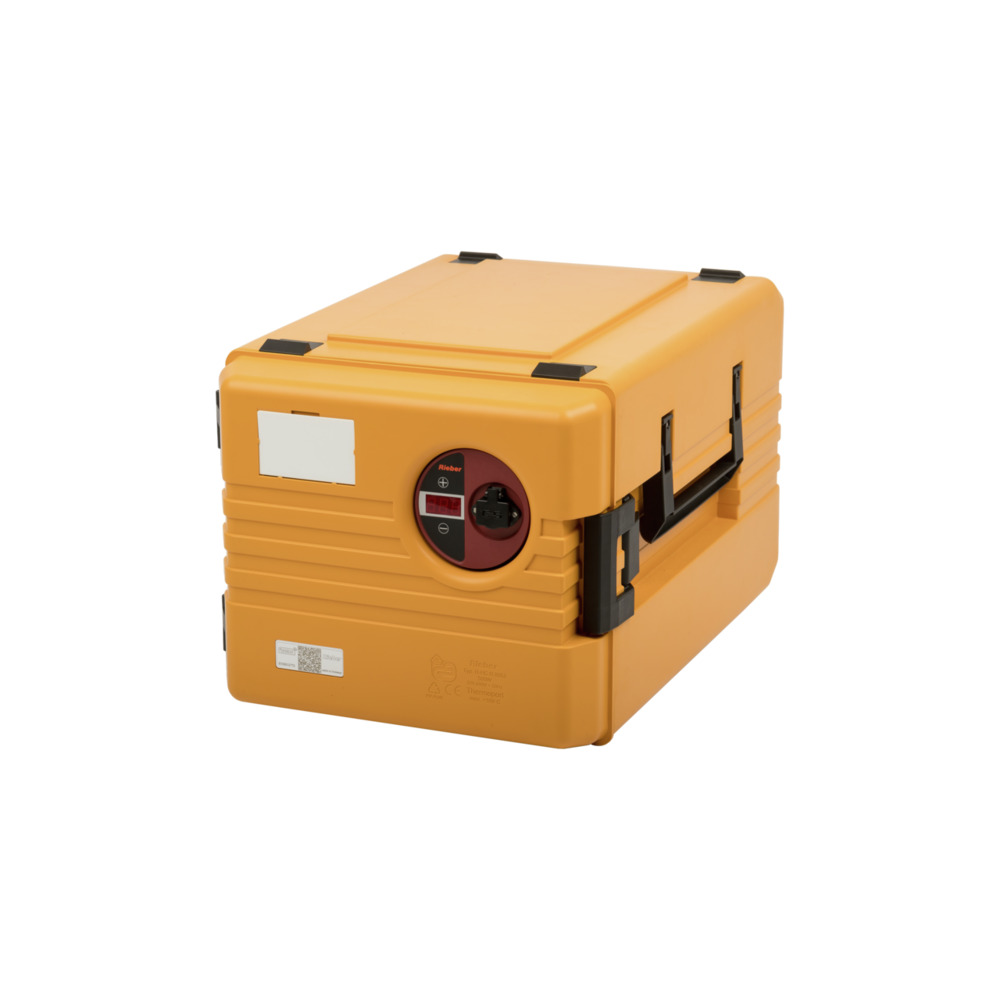 Rieber thermoport® K 600 D-FLAT-umluftbeheizt-orange, Polypropylen