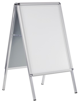 Contacto Kundenstopper Alu DIN A1