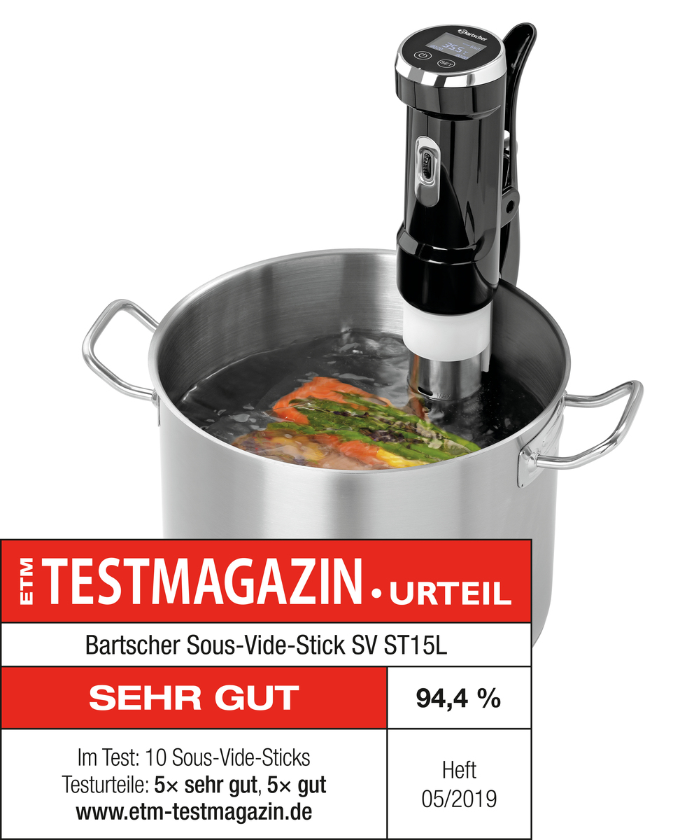 Bartscher Sous-Vide-Stick SV ST15L - Präzises Garen leicht gemacht