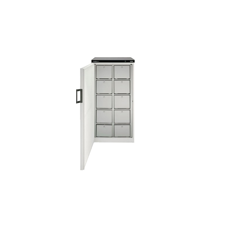 Rieber Kühlschrank Kühlschrank multipolar® 481 - 10 Schubladen, Türanschlag links