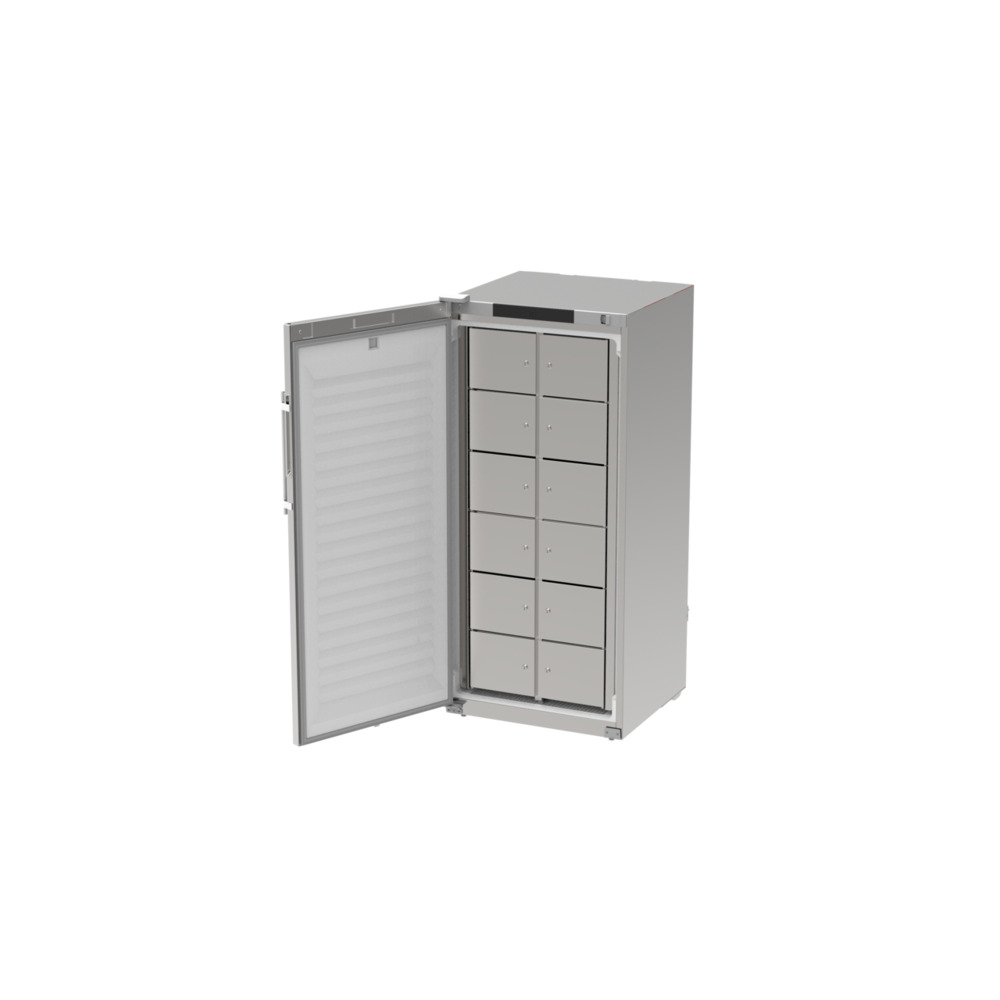Rieber Kühlschrank Kühlschrank multipolar® 481 - 12 Fächer, Türanschlag links